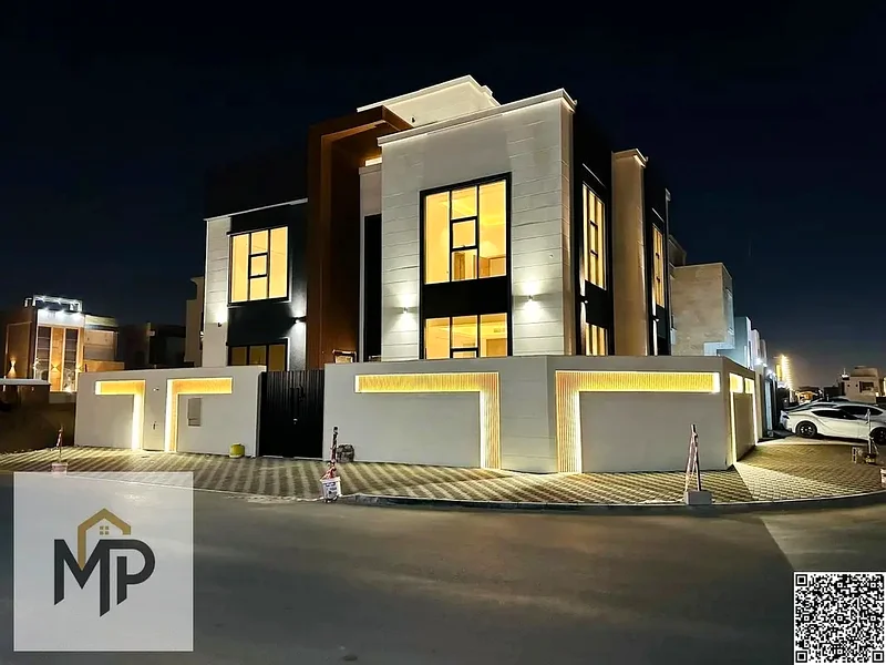 فيلا للبيع - طابقان وفناء كبير - قريبة من طريق الشيخ محمد بن زايد - حرة63256578845057112