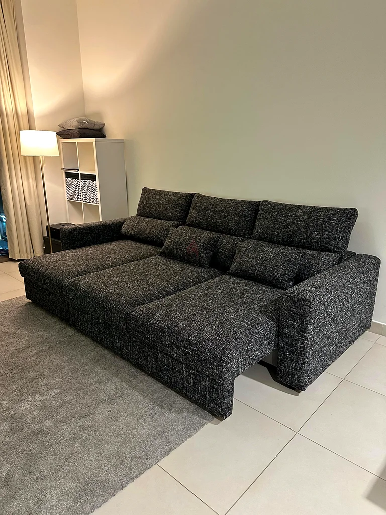 إيكيا. إسكيلستونا أريكة قسمية سرير مع مساحة تخزين63181777260034111