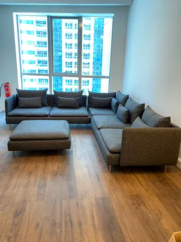 söderhamn ikea corner six seater sofa with ottoman