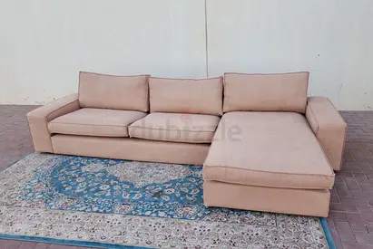 Ikea kivik L shape 4-seat sofa in beige colour