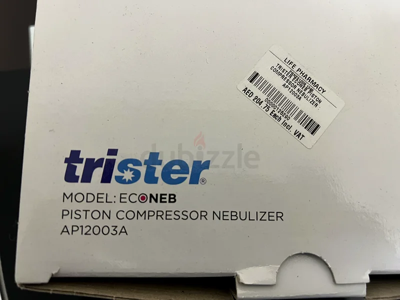Trister brand Nebulizer Original - ONLY AED 9063230186626945111