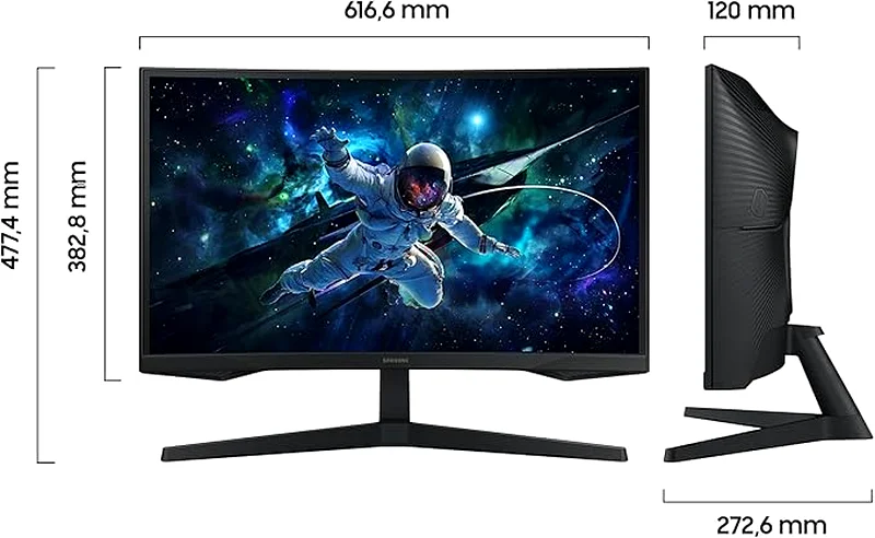 Samsung Odyssey G5 27 Inch 165 Hz QHD 2560x1440 1ms AMD FreeSync Premium Gaming Monitor63197142847235111
