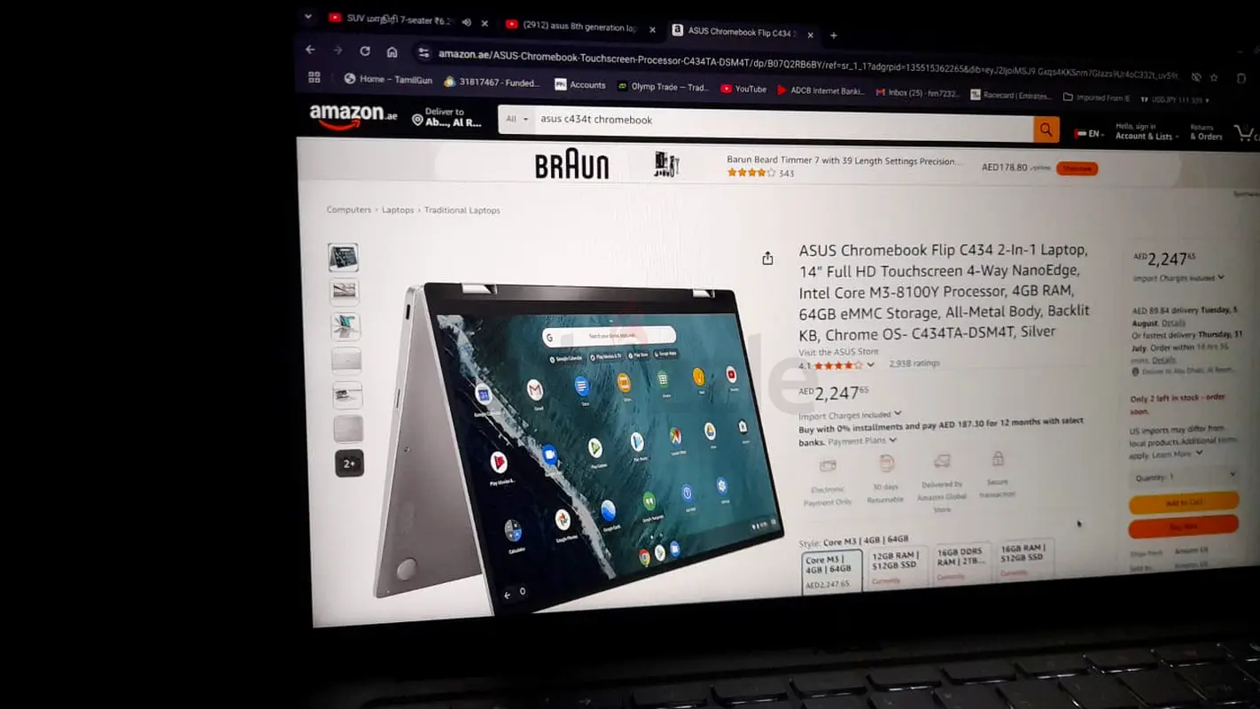 Versatile ASUS Chromebook Flip C434 2-in-1 Laptop for Sale!