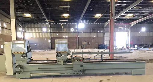 Aluminum double head cutting machine