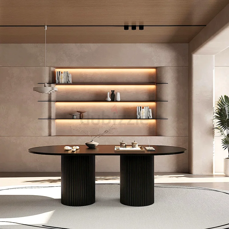 Sleek MDF Dining Table – Modern Rectangular Design63217825074561111