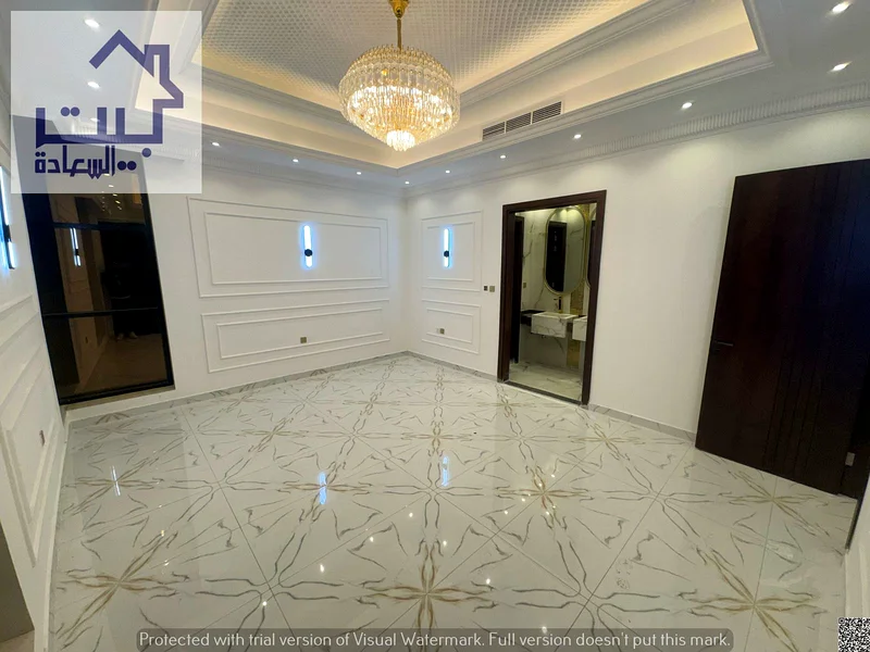 For sale in Al Helio 2 area, consisting of two floors, 5 master bedrooms, a bathroom, a maid's room, a fully equipped main kitchen, and a preparatory63905218034562113