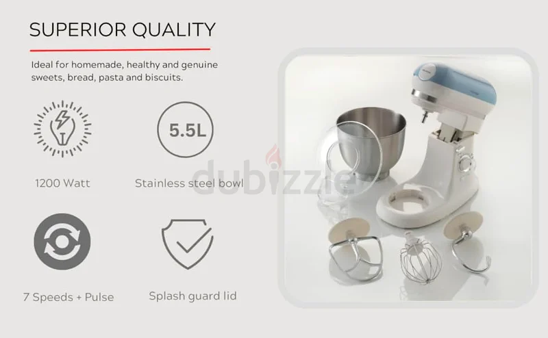 Kitchen Stand Mixer with Accessories for Effortless Baking!63198629186178112