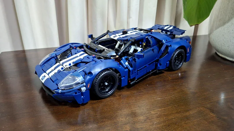 LEGO 2022 Ford GT Race Car Complete Build (Compatible)63205893477505111