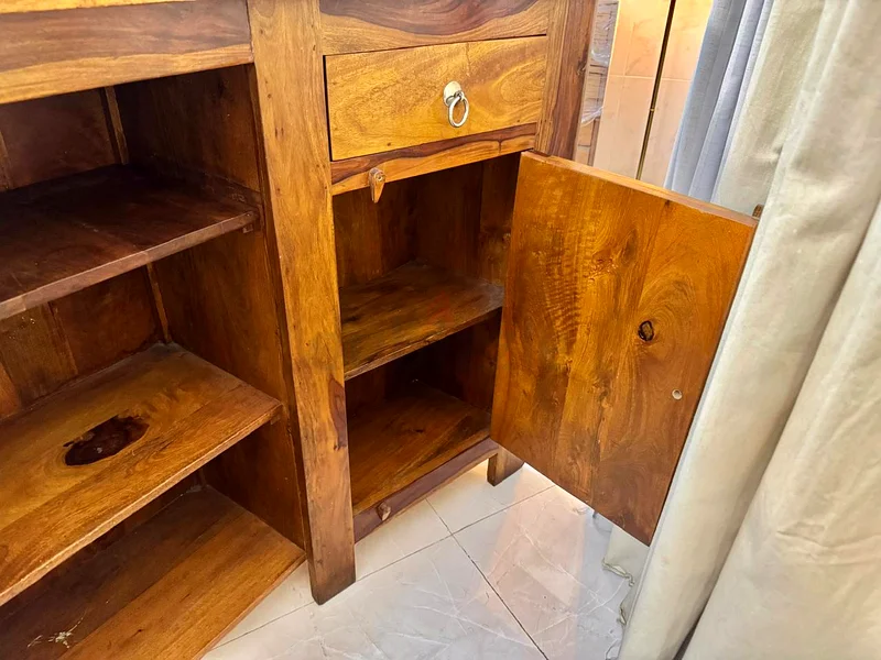 Sturdy Marina Solid Wood Heavy Bar Cabinet63209353072257112