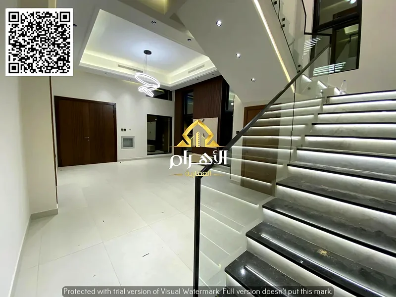 💯 Freehold for all nationalities 🏡 Villa for sale, modern luxury design, ground floor + and first floor 📍 Al Helio - Ajman 🏗 Land area 3014 👣 🏗63904465255299114