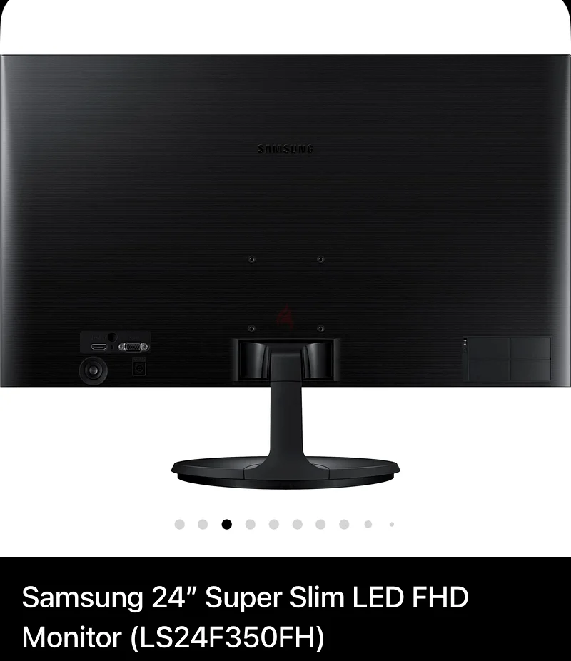 Samsung Color Display Unit - Model LS24F350FHMXXUE63197143956866113