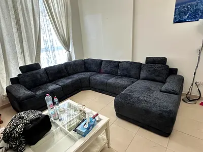 Home center U-shaped luxury sofa six seater