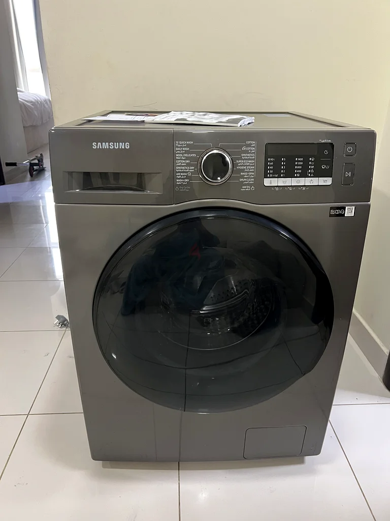 Samsung 8Kg Washer  6Kg Dryer, Front Load, 1400 RPM Color Gray,  - WD80TA046BX. DELIVERY + WARRANTY63197144864897111
