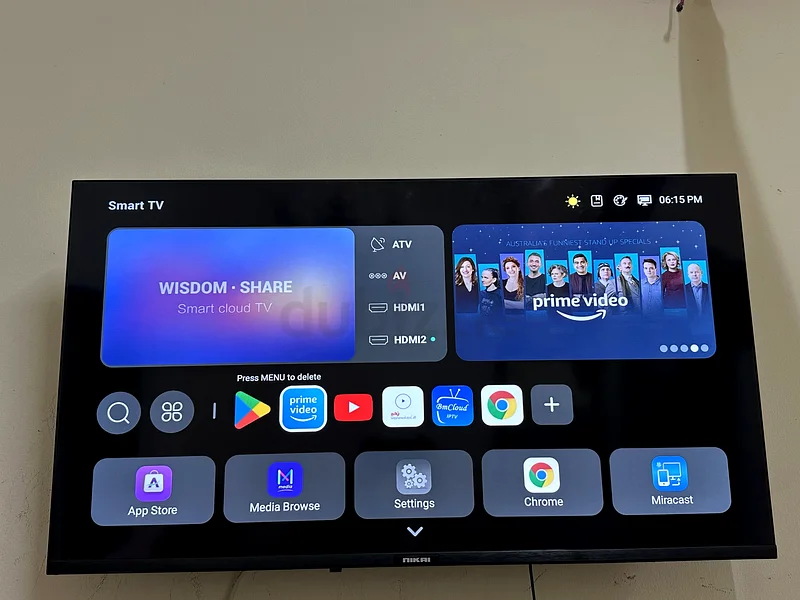 Stunning 43 LED TV with Android Support63196634127235111