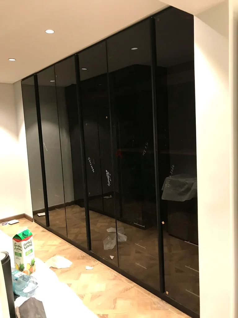 Wood room cabinet Door Aluminum and glass63217831102081113