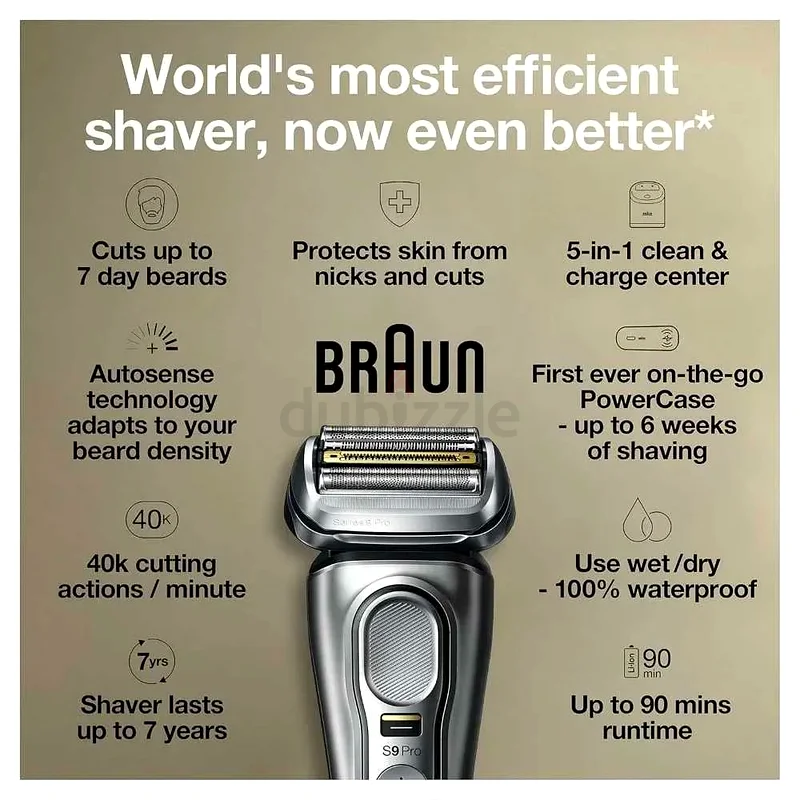 Series 9 Pro 9477cc Wet  Dry shaver with 5-in-1 SmartCare center and PowerCase63197650291971112