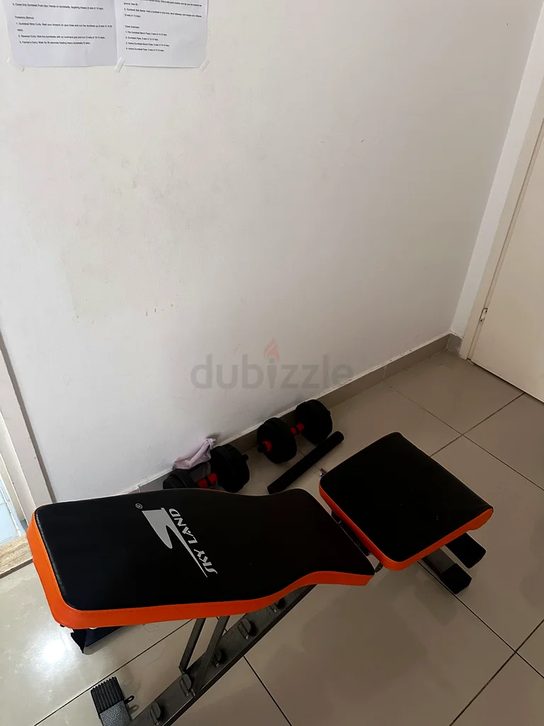 Multi-functional Folding Bench Press with Weights63199136949889114