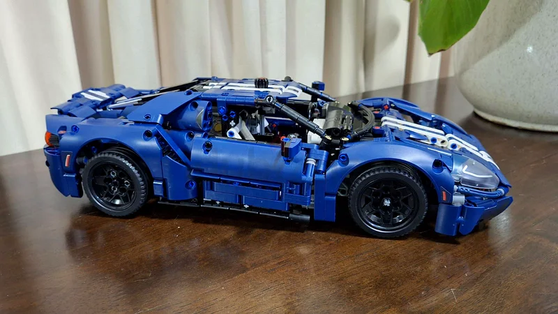 LEGO 2022 Ford GT Race Car Complete Build (Compatible)63205893477505113