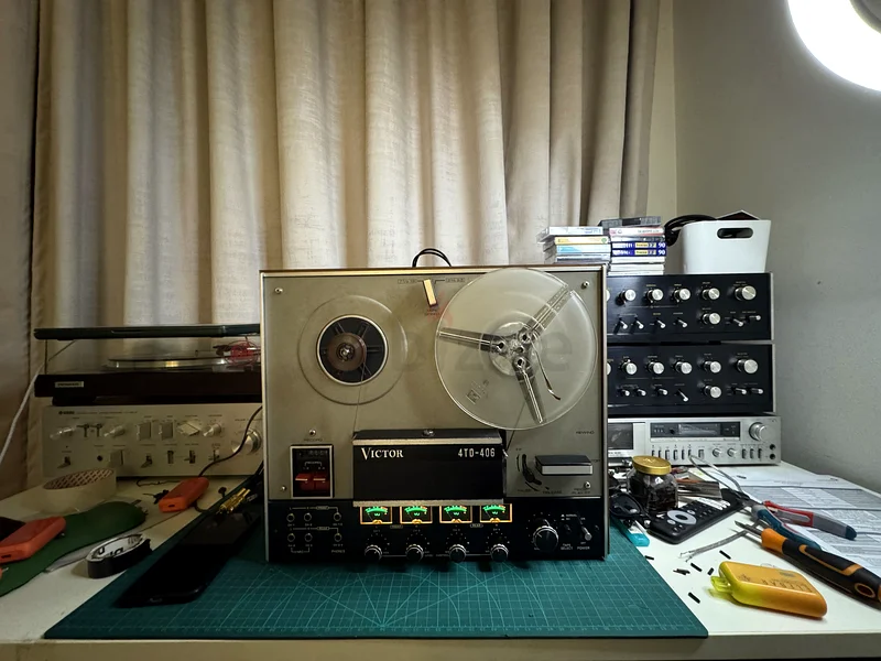 Vintage Victor Reel to Reel Tape Player , Reel Tape Recorder63198145997825111