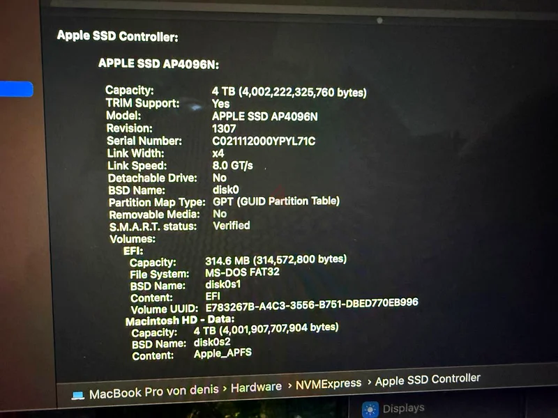 Apple MacBook Pro 2019 - i9 2.4 GHz, 16, RAM 64 GB, GPU 8 Gb, NVME 4TB63197646032514114
