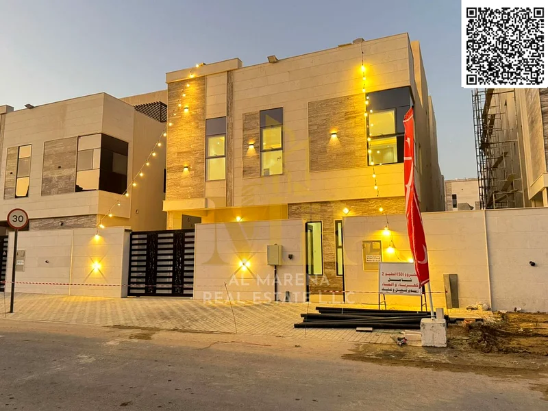 🏡 For Sale – Luxury Villa in Al Helio 2, Ajman | 3,100 sq.ft | 2 Floors + Rooftop | 5 Master Bedrooms | Majlis + Living Room | AED 1,850,000 – All In63905079802115111