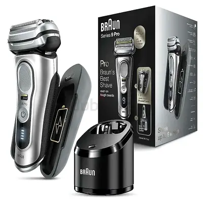 Series 9 Pro 9477cc Wet  Dry shaver with 5-in-1 SmartCare center and PowerCase