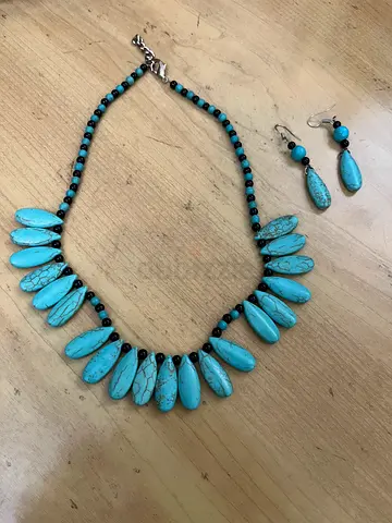Necklace and earrings