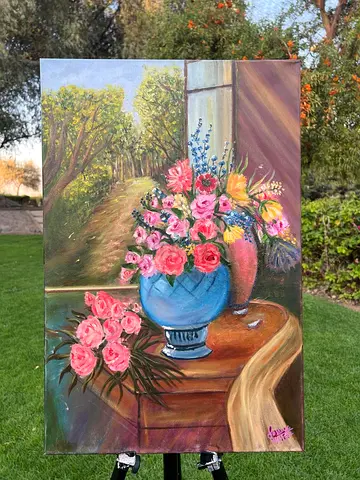 Charming Floral Canvas Art – Perfect for Decor!