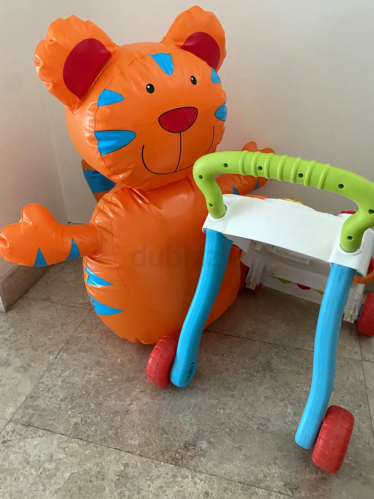Baby set of ELC Bounce Back Tiger with Activity Push Toy63204289989505112
