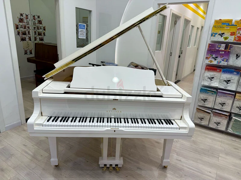 Elegant White Grand Piano for Sale!63209349568257111