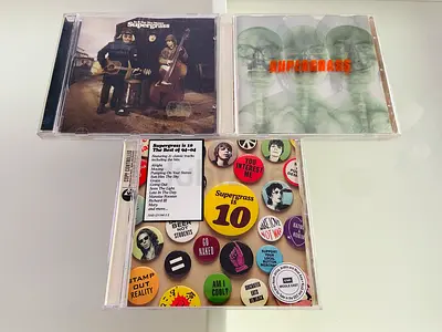 3 Supergrass Music CD’s