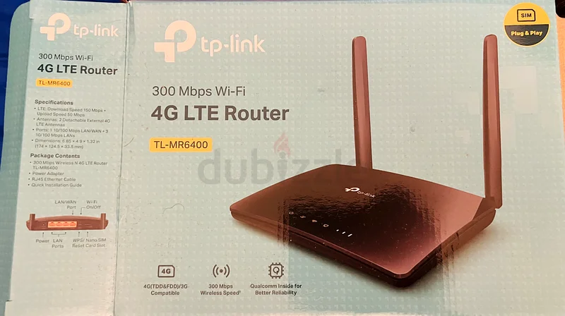 TP-Link TL-MR6400 N300Mbps WiFi 4G Sim Router63196148901122111