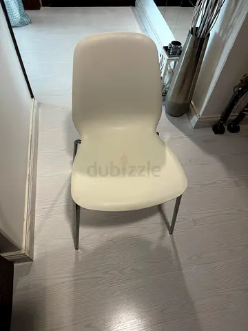 Ikea Modern White Dining Chair - set of 3 for free