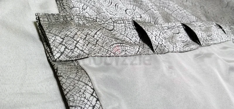 Elegant Abstract Design Curtain - 2 Pieces x 135cm W x 240cm H - Perfect for Any Space!63211431136385112