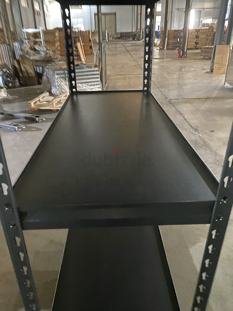 5 TIER STEEL HEAVY DUTY SHELF WITH MDF LAMINATED BOARD BLACK63196147649922111