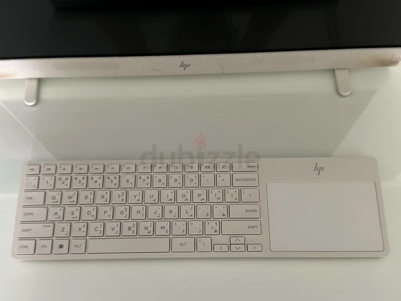 جهاز كمبيوتر مكتبي أنيق من HP | لوحة مفاتيح عربية-إنجليزية63197645838338112
