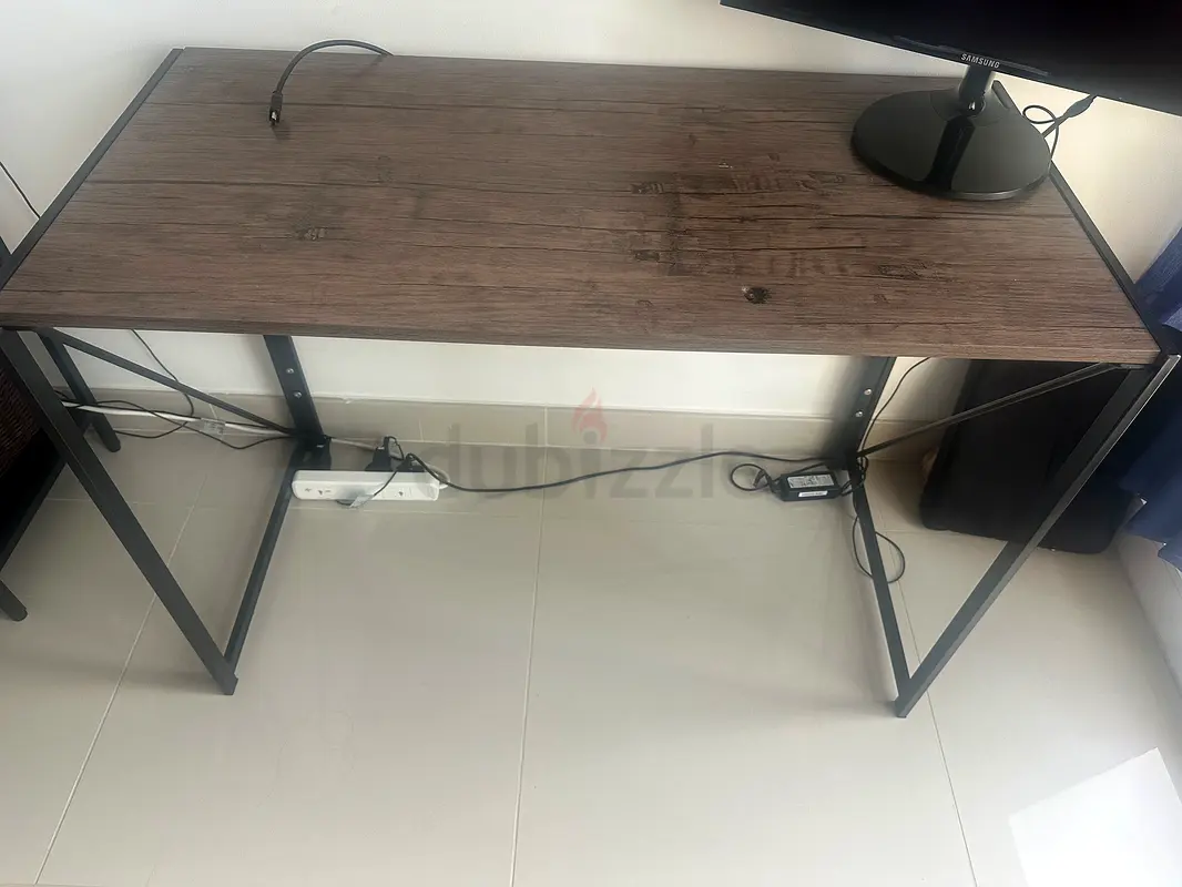 Stylish Industrial-Design Study Table for Sale