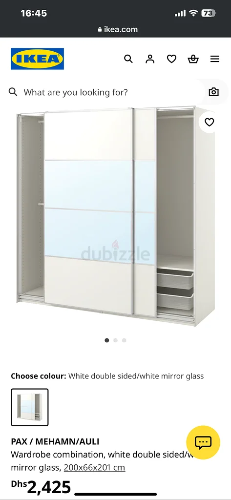 IKEA Modern design Sliding Door Wardrobe 230*200*60.63209351890435114