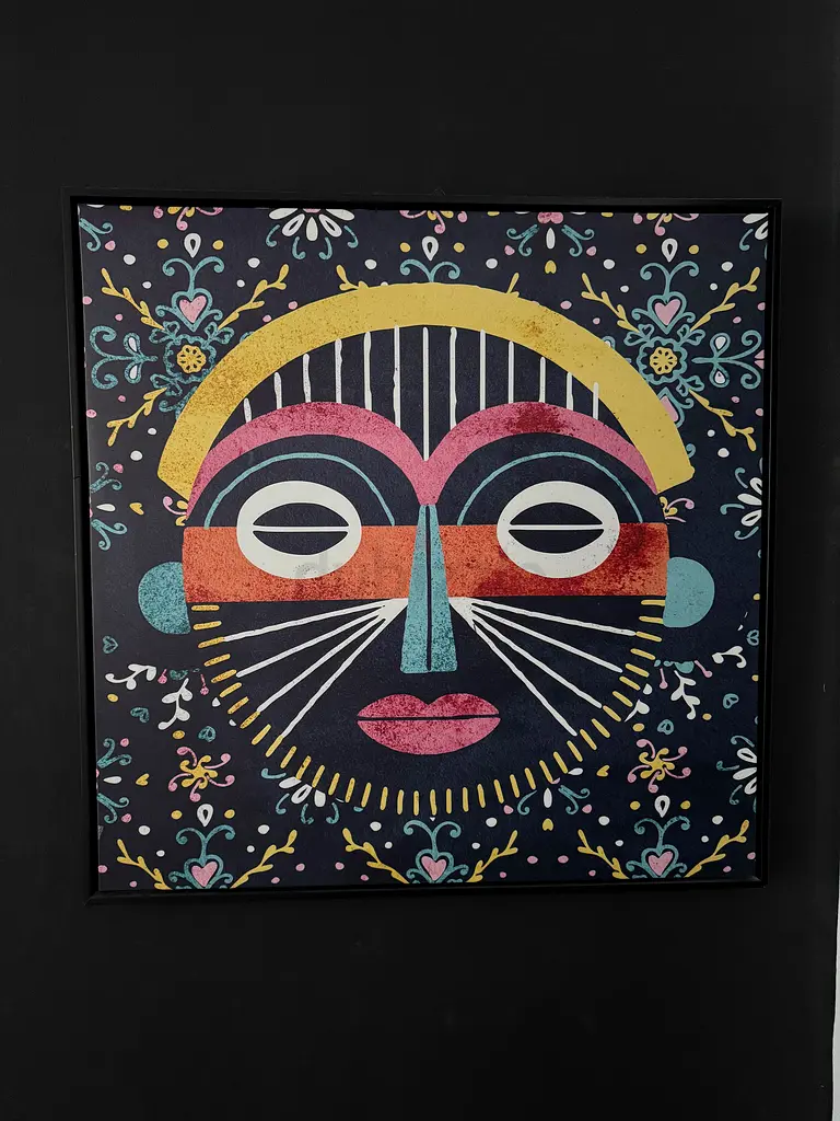Vibrant Framed Art Piece - Unique Decorative Masterpiece!