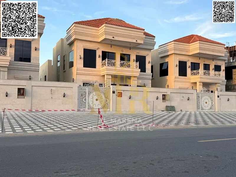 For sale - luxury villa in Al Hili 2 - Ajman | Area 3014 square feet | Two floors + roof | 4 master bedrooms | Price 1,600,000 AED including registrat63904146385666112