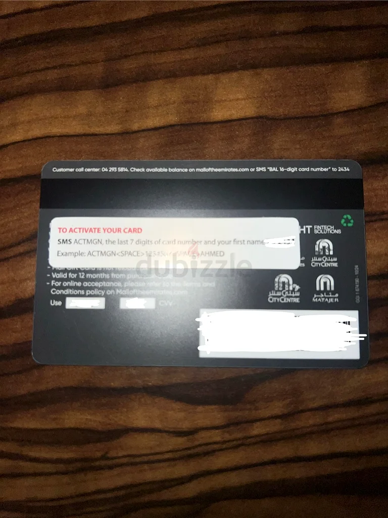 Mall Gift Card63207408871810111