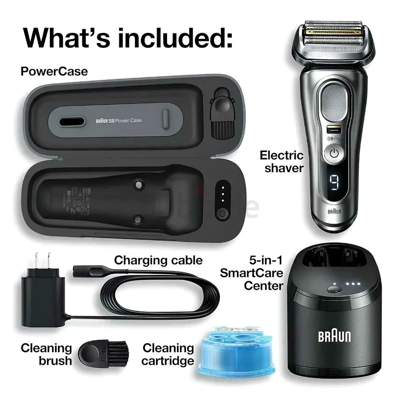 Series 9 Pro 9477cc Wet  Dry shaver with 5-in-1 SmartCare center and PowerCase63197650291971111