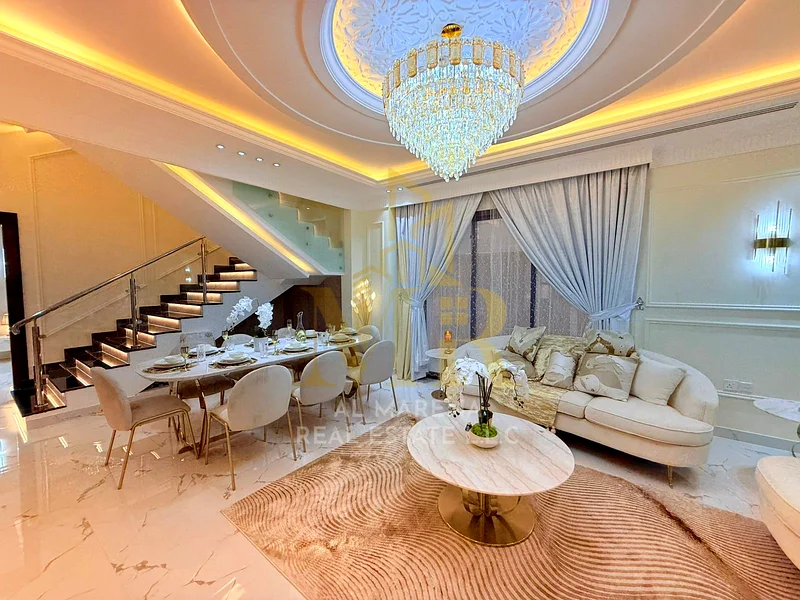 🏡 For Sale - Luxury Villa on the Main Street in Al Hiliyo 2 - Ajman | 6 Master Bedrooms | Two Floors + Roof | Includes Electricity, Water, and Air Co63905079762562111