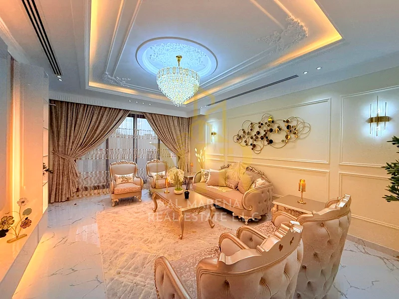 🏡 For Sale - Luxury Villa on the Main Street in Al Hiliyo 2 - Ajman | 6 Master Bedrooms | Two Floors + Roof | Includes Electricity, Water, and Air Co63905079762562110