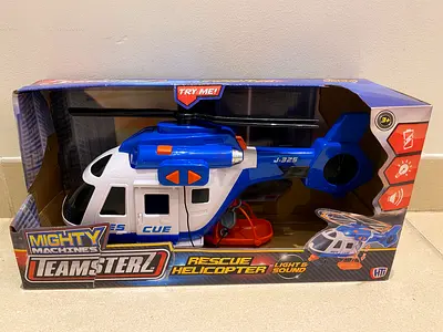 Teamsters Rescue Helicopter with Light and Sound