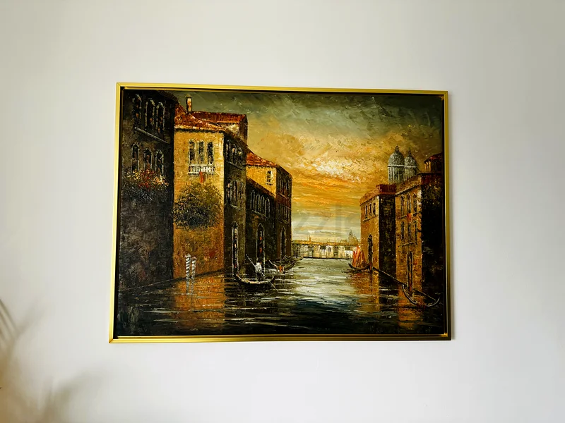 Stunning Venice Canal Painting - A Touch of Italian Charm!63208392697218111