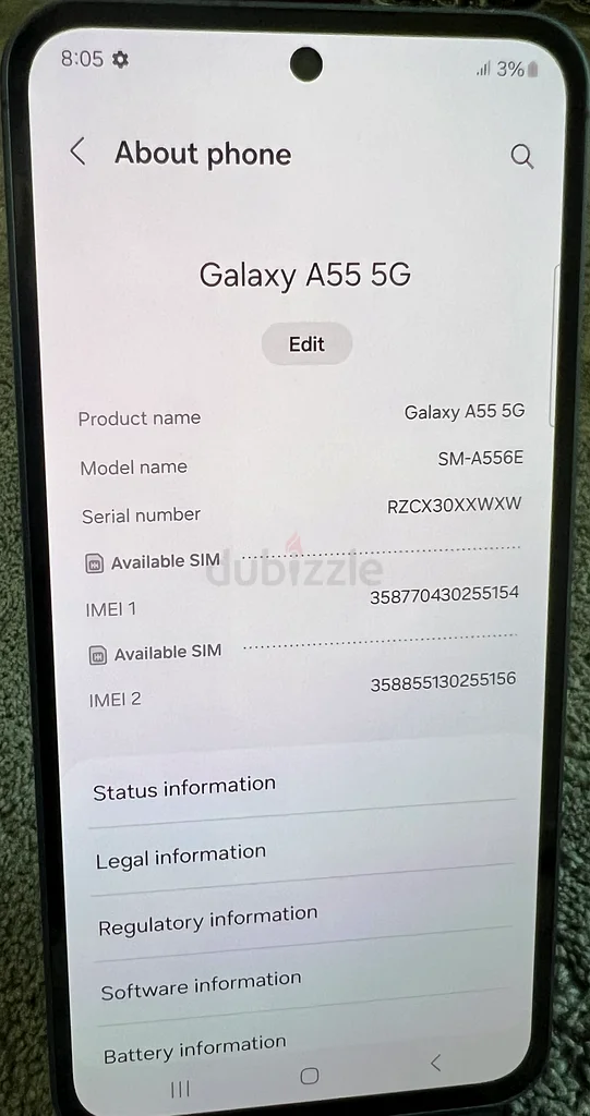 سامسونج جالكسي A5563214421339395111