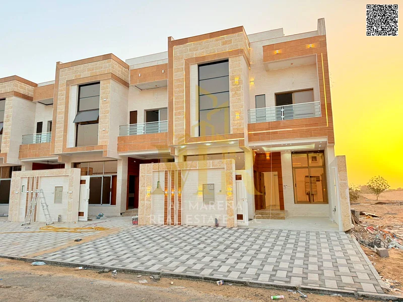 🏡 للبيع: فيلا بتصميم عملي وموقع متميز في الهيليو 2، عجمان | 5 غرف نوم + صالة | السعر 1,300,000 درهم شامل التسجيل ورسوم الملكية63905079782146110