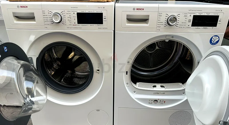 Bosch Latest Model Series8 Separate 9KG washer 9KG Dryer63200653551617111