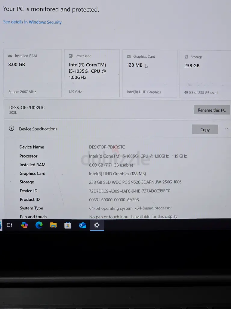 LAPTOP 15 10th generation63265096738817116